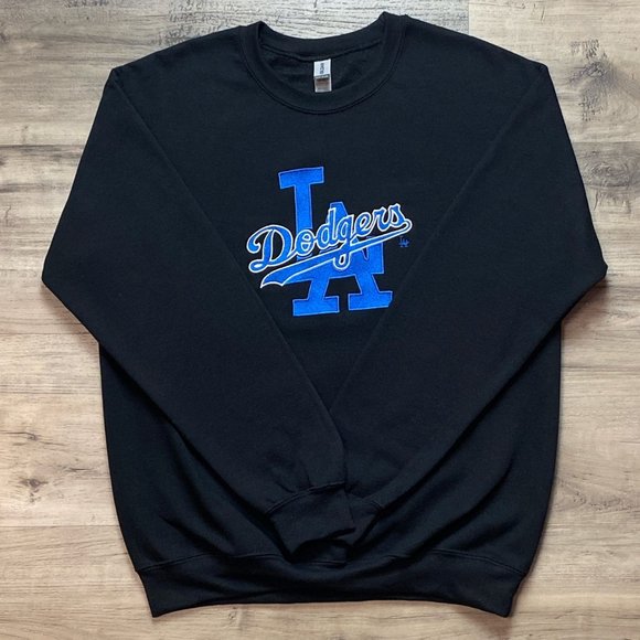 Mens Embroidered Los Angeles Dodgers Sweatshirt Medium - Picture 1 of 3